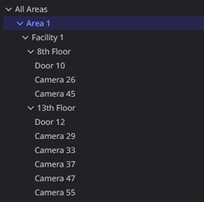 Monitoring sidebar